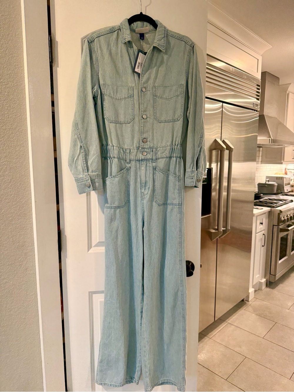 NWT Universal Thread Denim Jumpsuit Romper Light Wash Size 0